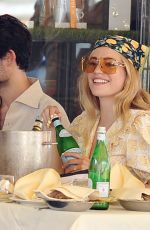 PIXIE LOTT and Oliver Cheshire Out for Lunch with Mark-Francis Vandelli and EMMA WEYMOUTH in Rome 07/24/2021