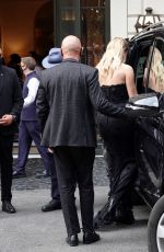 PIXIE LOTT Leaves Her Hotel in Rome 07/24/2021