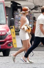 PIXIE LOTT Out and About in Vatican 07/29/2021