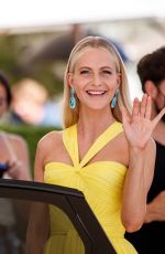 POPPY DELEVINGNE Leaves Martinez Hotel at 74th Cannes Film Festival 07/14/2021
