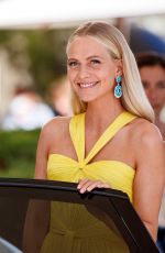 POPPY DELEVINGNE Leaves Martinez Hotel at 74th Cannes Film Festival 07/14/2021