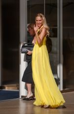 POPPY DELEVINGNE Leaves Martinez Hotel at 74th Cannes Film Festival 07/14/2021