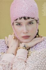 Pregnant HALSEY in Allure Magazine, August 2021