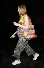 Pregnant RACHEL RILEY Leaves Media City in Manchester 07/12/2021