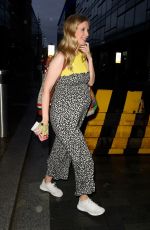 Pregnant RACHEL RILEY Leaves Media City in Manchester 07/12/2021