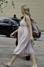 Pregnant RACHEL RILEY Out and About in Manchester 07/14/2021