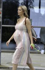 Pregnant RACHEL RILEY Out and About in Manchester 07/14/2021