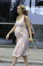 Pregnant RACHEL RILEY Out and About in Manchester 07/14/2021
