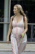 Pregnant RACHEL RILEY Out and About in Manchester 07/14/2021