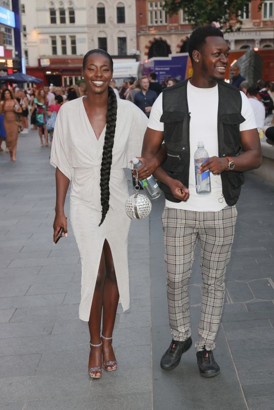 PRISCILLA ANYABU Leaves Off the Rails Premiere in London 07/22/2021
