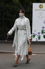 PRIYANKA CHOPRA Arrives at Wimbledon for Women