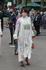 PRIYANKA CHOPRA Arrives at Wimbledon for Women