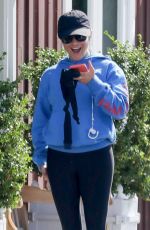 REESE WITHERSPOON Out for Morning Exercise in Brentwood 07/28/2021