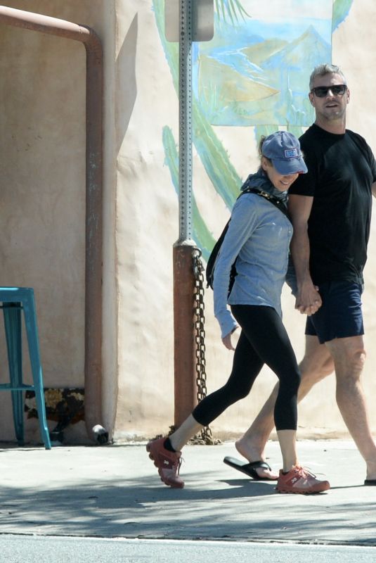 RENEE ZELLWEGER and Ant Anstead Out in Laguna Beach 07/05/2021