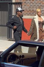 RIHANNA and A$AP Rocky at a Photoshoot in New York 07/10/2021