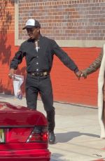 RIHANNA and A$AP Rocky at a Photoshoot in New York 07/10/2021