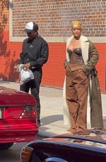 RIHANNA and A$AP Rocky at a Photoshoot in New York 07/10/2021