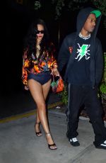 RIHANNA and Asap Rocky at Date Night in Miami 07/28/2021