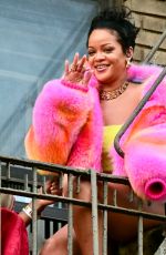 RIHANNA and ASAP Rocky on the Set of a Music Video in New York 07/11/2021