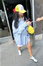 RIHANNA Leaves Electric Lady Studios in New York 07/29/2021