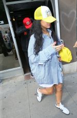 RIHANNA Leaves Electric Lady Studios in New York 07/29/2021