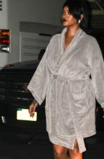 RIHANNA on the Set of ASAP Rocky Music Video in Bronx 07/10/2021