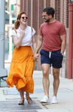 ROSE LESLIE and Kit Harington Out in New York 07/06/2021