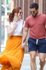 ROSE LESLIE and Kit Harington Out in New York 07/06/2021