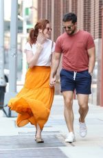 ROSE LESLIE and Kit Harington Out in New York 07/06/2021