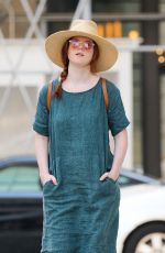 ROSE LESLIE Out and About in New York 07/07/2021