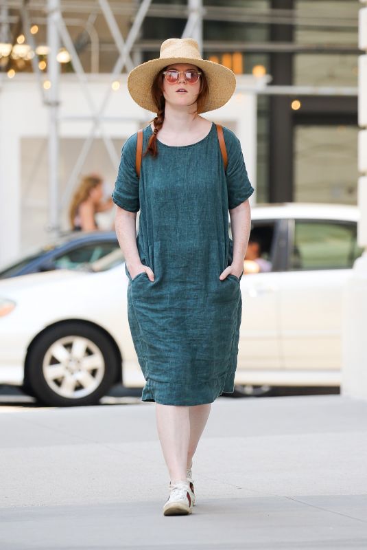 ROSE LESLIE Out and About in New York 07/07/2021