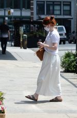 ROSE LESLIE Out for Coffee in New York 07/24/2021