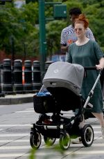 ROSE LESLIE Out in New York 07/25/2021