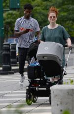ROSE LESLIE Out in New York 07/25/2021