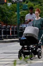 ROSE LESLIE Out in New York 07/25/2021