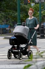 ROSE LESLIE Out in New York 07/25/2021