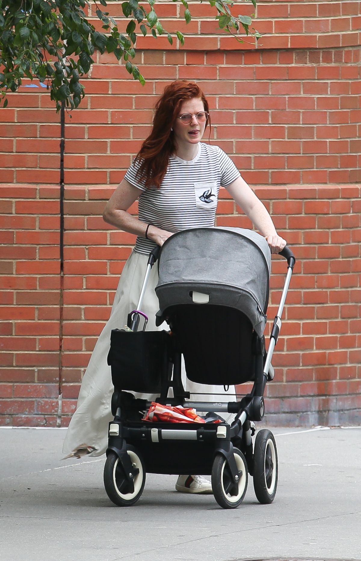 ROSE LESLIE Out with Her Baby in New York 06/29/2021 – HawtCelebs