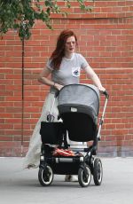 ROSE LESLIE Out with Her Baby in New York 06/29/2021