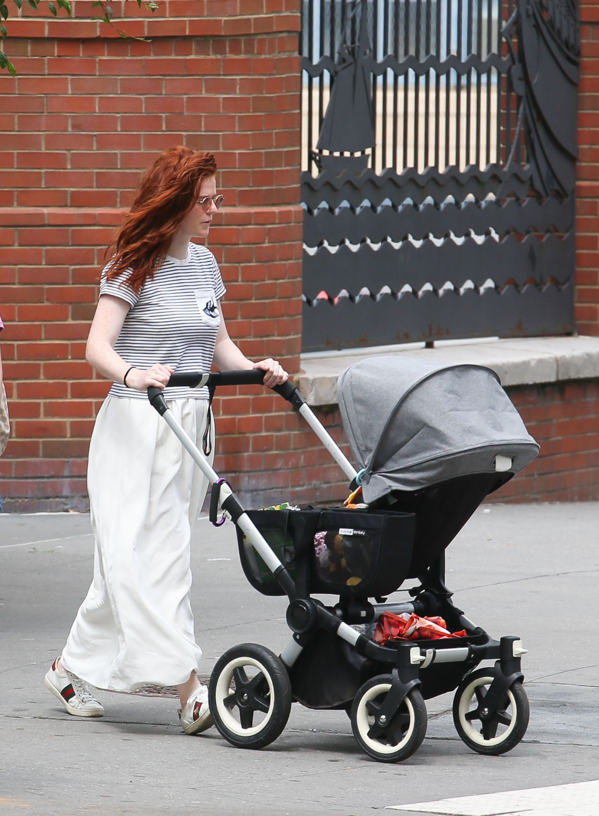 ROSE LESLIE Out with Her Baby in New York 06/29/2021 – HawtCelebs