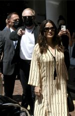 SALMA HAYEK and Francois-Henri Pinault Out at 74th Cannes Film Festival 07/11/2021
