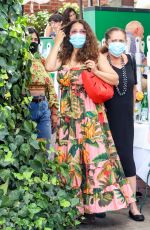 SALMA HAYEK at The Ivy in Beverly Hills 07/18/2021