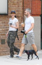 SARAH SILVERMAN and Rory Albanese Out with Their Dog in New York 07/23/2021