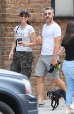 SARAH SILVERMAN and Rory Albanese Out with Their Dog in New York 07/23/2021