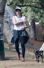 SARAH SILVERMAN Out with Her Dog in Los Feliz 07/26/2021