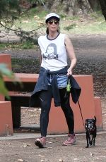 SARAH SILVERMAN Out with Her Dog in Los Feliz 07/26/2021