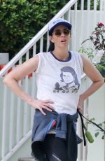 SARAH SILVERMAN Out with Her Dog in Los Feliz 07/26/2021