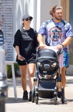 SCHEANA SHAY and Brock Davies at The Grove in Los Angeles 07/13/2021