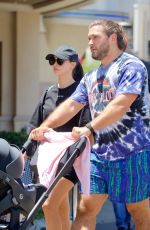 SCHEANA SHAY and Brock Davies at The Grove in Los Angeles 07/13/2021