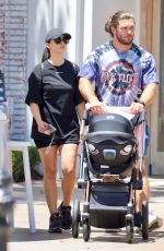 SCHEANA SHAY and Brock Davies at The Grove in Los Angeles 07/13/2021