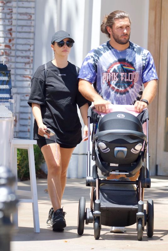 SCHEANA SHAY and Brock Davies at The Grove in Los Angeles 07/13/2021